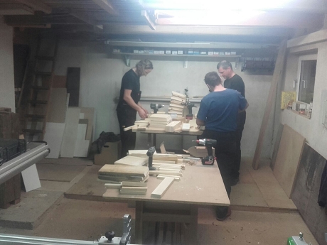 Nistk�sten-Bau 2018- Bergwacht Leutschach - Klick zum Vergr&ouml;&szlig;ern