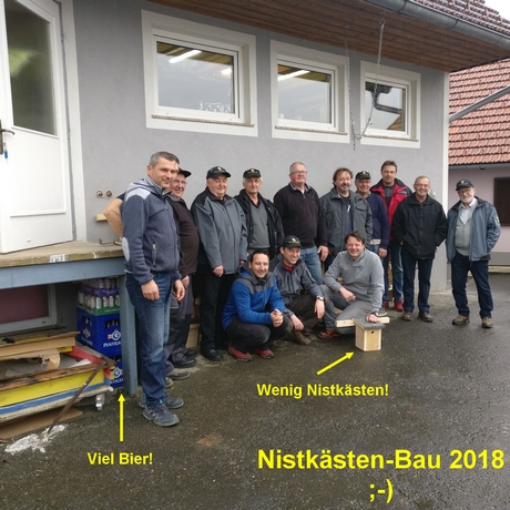 Nistksten-Bau 2018- Bergwacht Leutschach - Klick zum Vergrößern