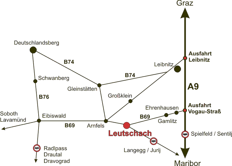 Verkehrsspinne Leutschach